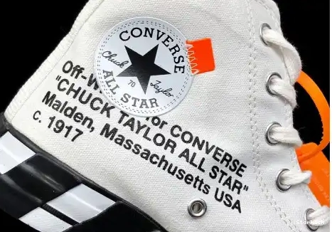 O-W X Black White Converse 2.0 163892C 0626